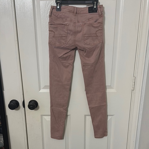 #18- American Eagle Pink Skinny Jeans-SZ 00 - Picture 3 of 6